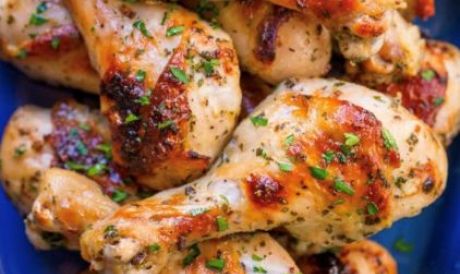 Garlic Butter Chicken Thighs & Drumsticks