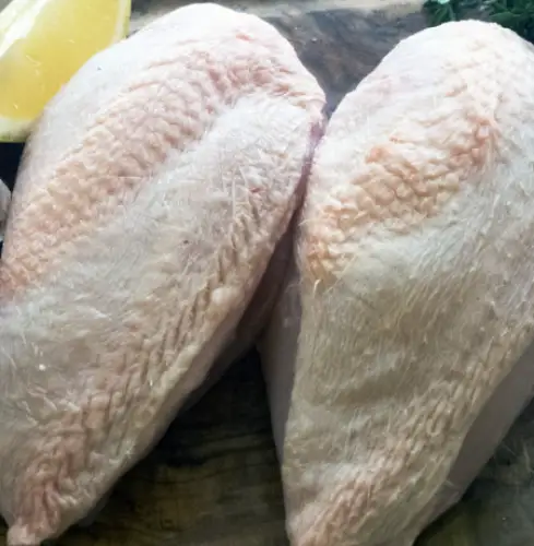 Click Here To Enlarge This Photo Of 2 x 8oz Skin on Chicken fillets