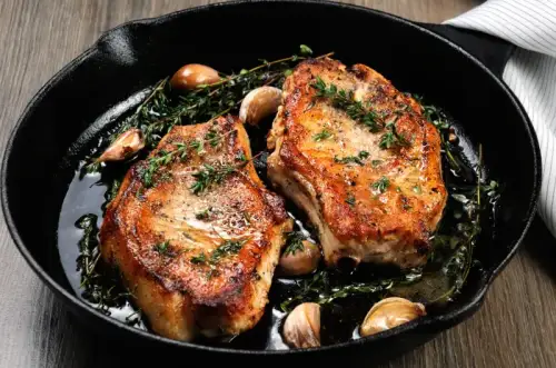 Click Here To Enlarge This Photo Of Herb-Braised Pork Chops