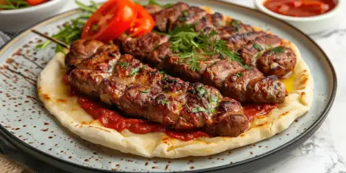 Click Here To Enlarge This Photo Of Worldwide Flavours&colon; Minted Lamb Kofta Kebabs
